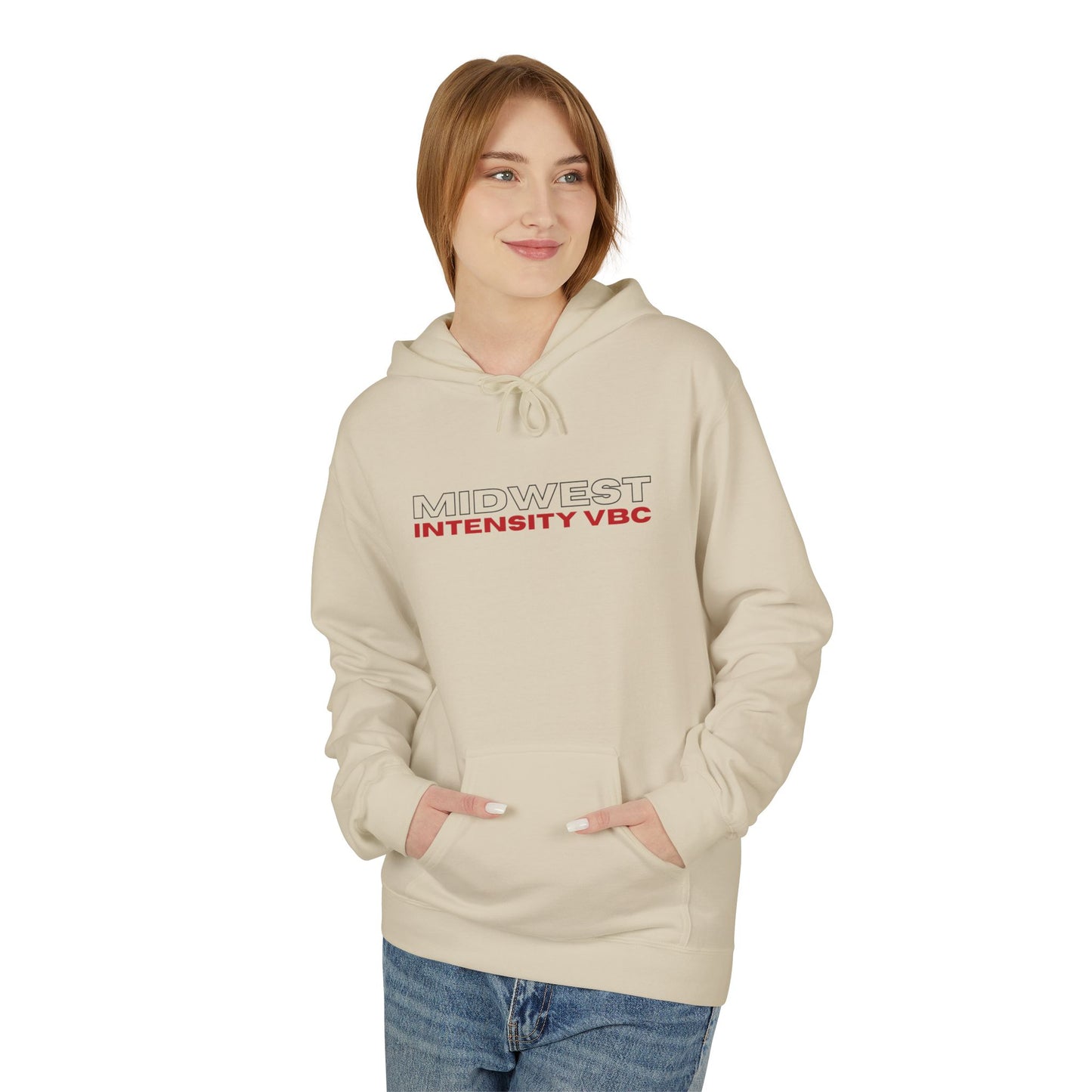 MWI MIDWEST Unisex Midweight Softstyle Fleece Hoodie