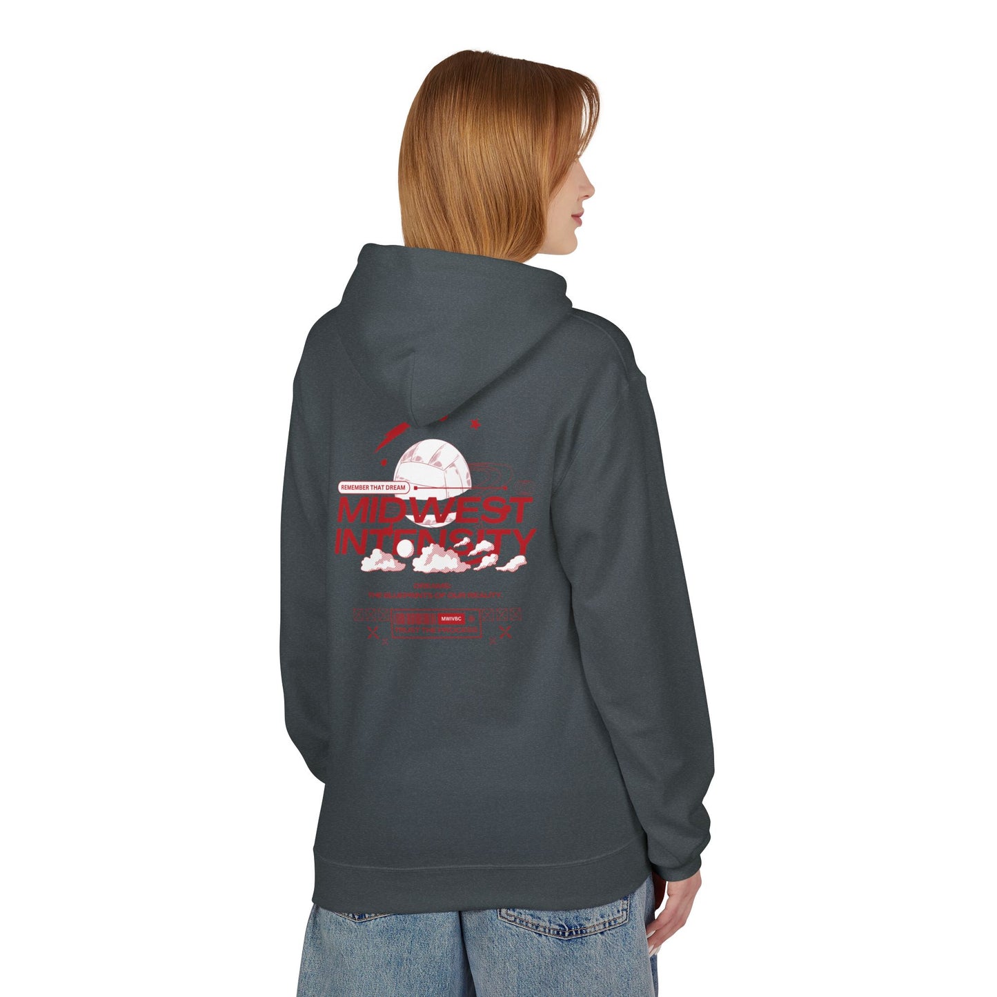MWI Dream Unisex Midweight Softstyle Fleece Hoodie