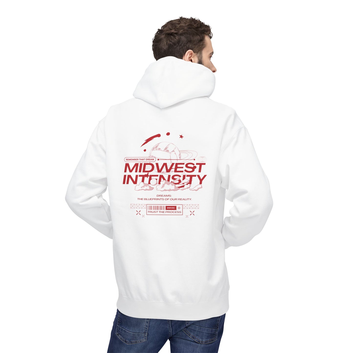 MWI Dream Unisex Midweight Softstyle Fleece Hoodie