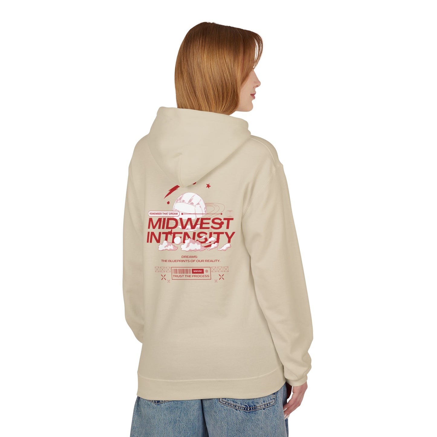 MWI Dream Unisex Midweight Softstyle Fleece Hoodie