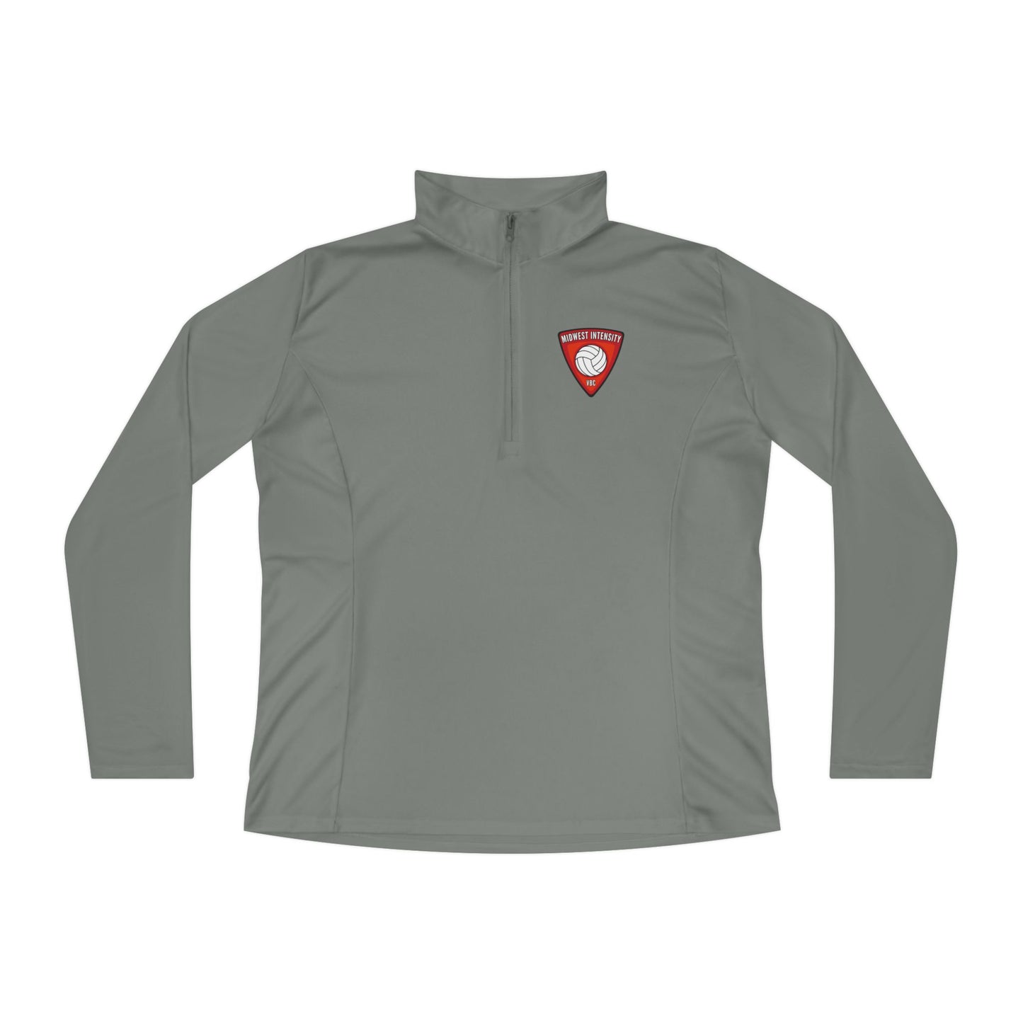 MWI Badge Ladies Quarter-Zip Pullover
