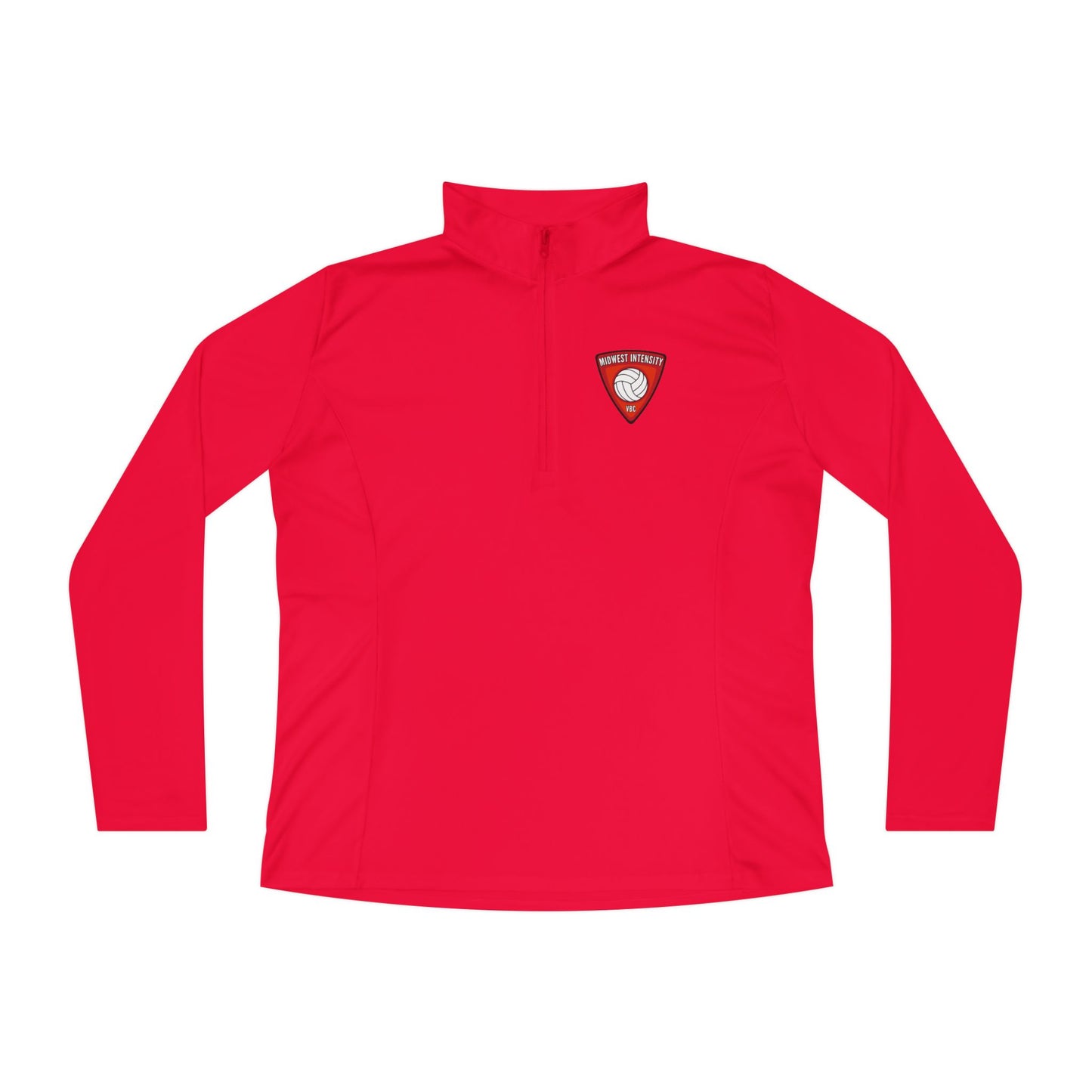 MWI Badge Ladies Quarter-Zip Pullover