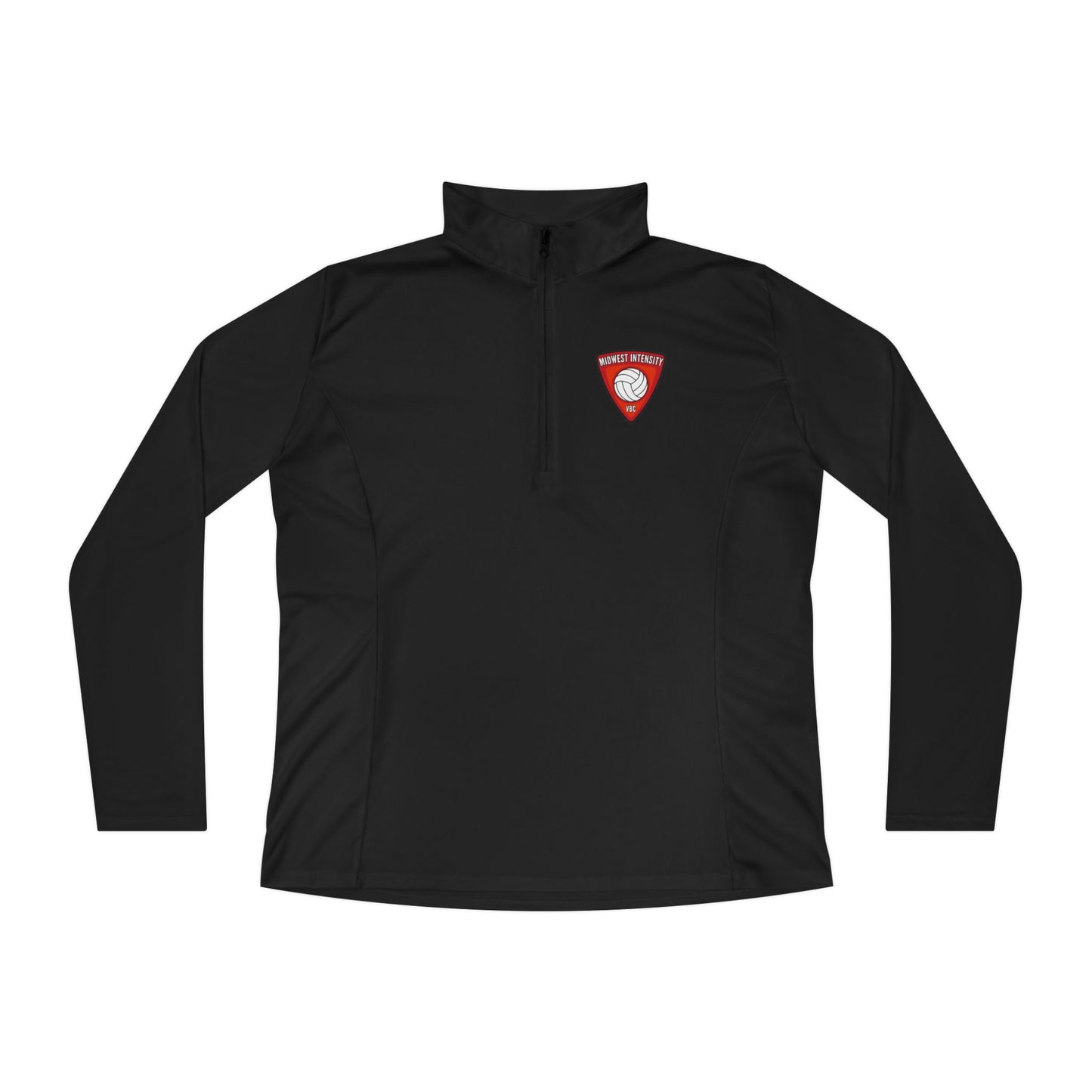 MWI Badge Ladies Quarter-Zip Pullover