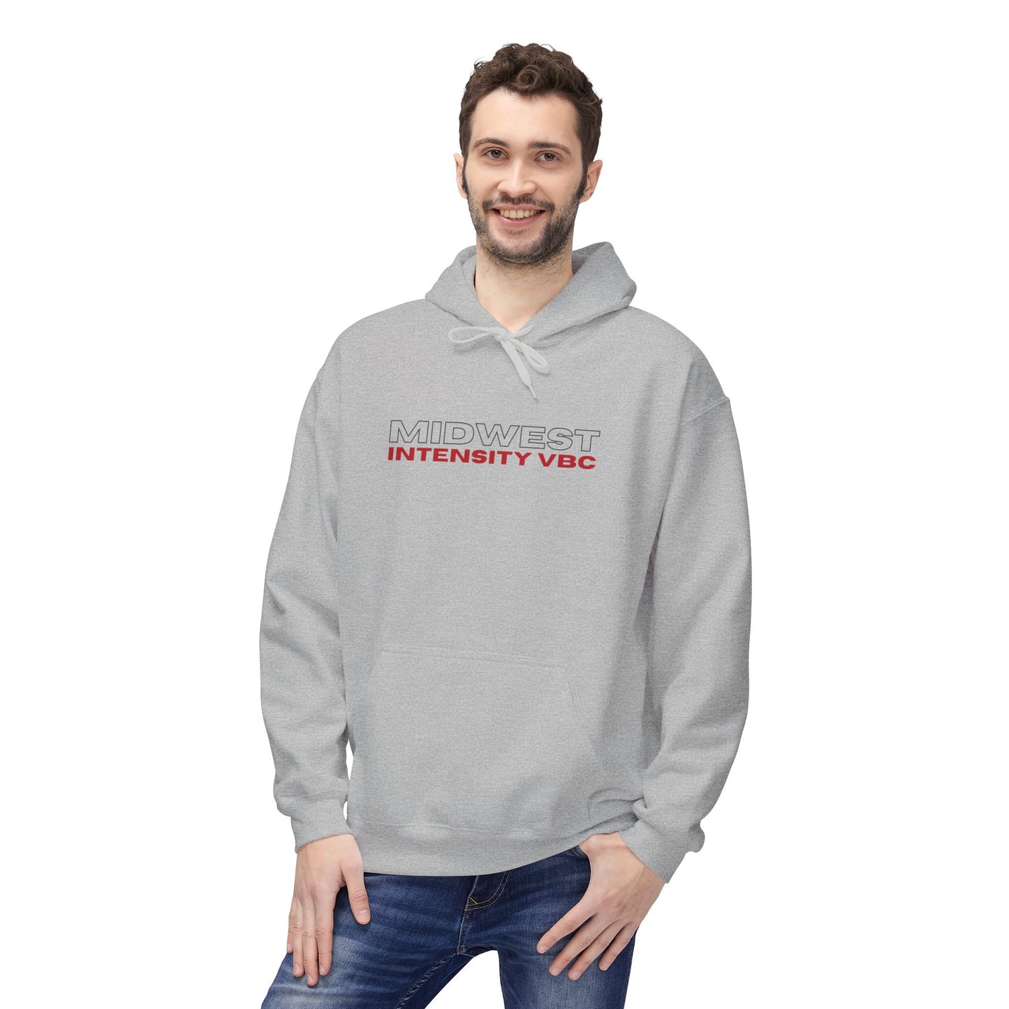MWI MIDWEST Unisex Midweight Softstyle Fleece Hoodie