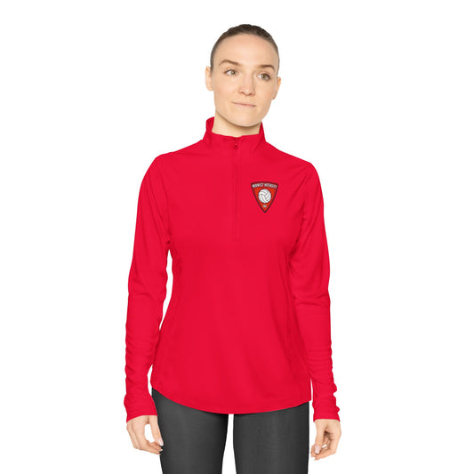 MWI Badge Ladies Quarter-Zip Pullover