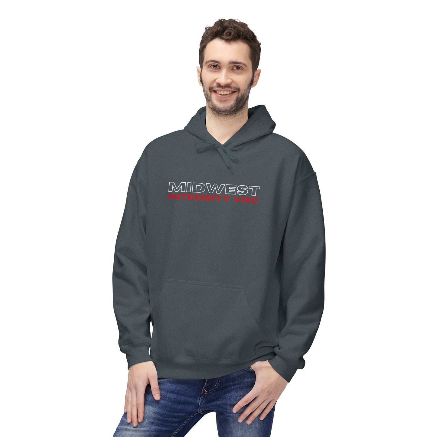 MWI MIDWEST Unisex Midweight Softstyle Fleece Hoodie