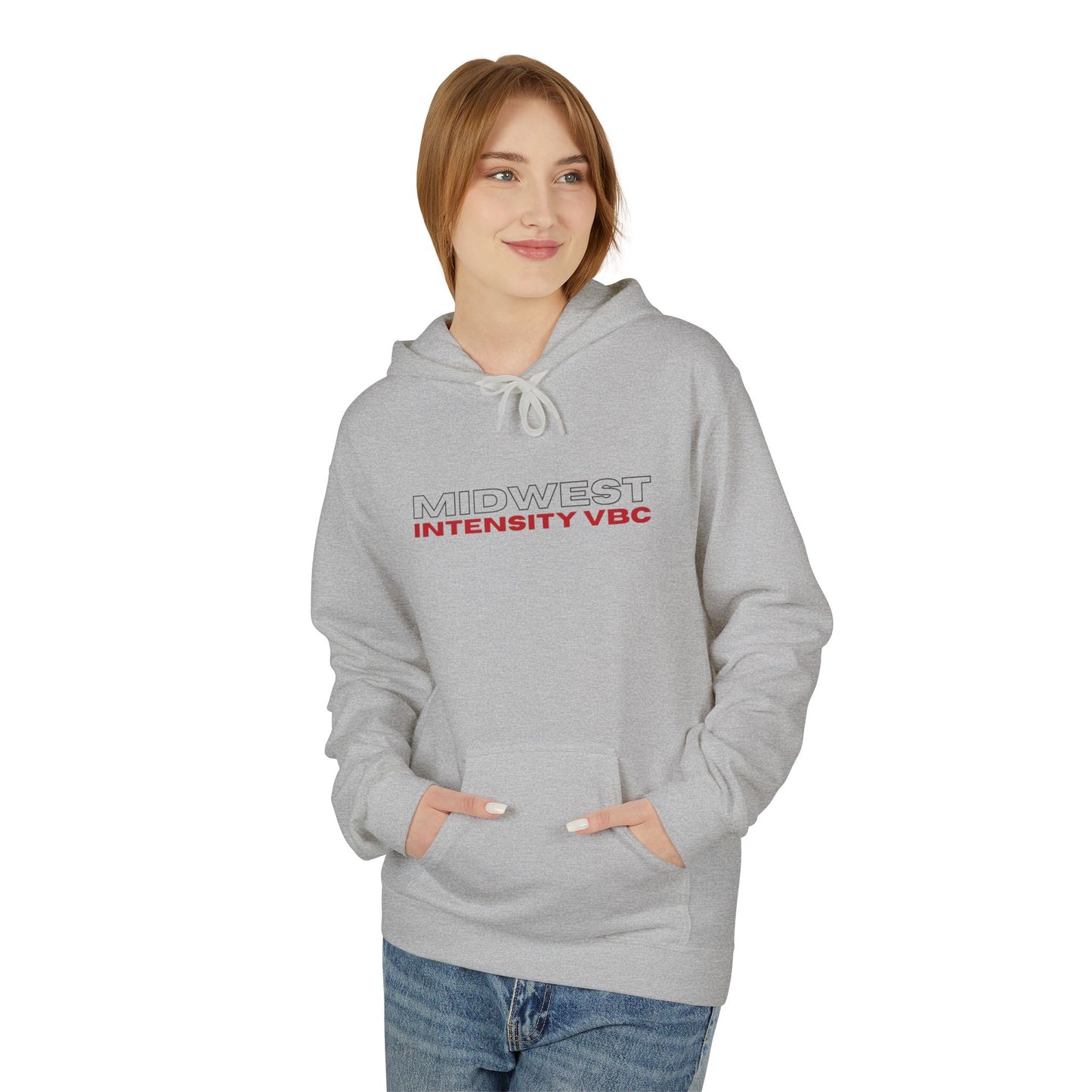 MWI MIDWEST Unisex Midweight Softstyle Fleece Hoodie