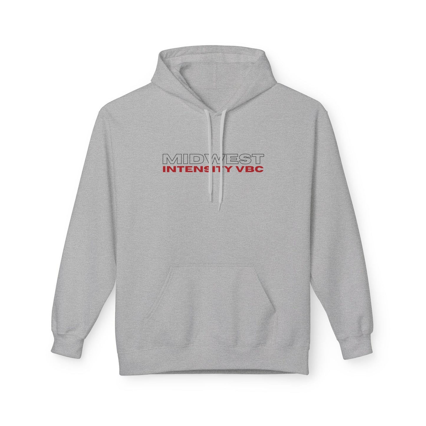 MWI MIDWEST Unisex Midweight Softstyle Fleece Hoodie