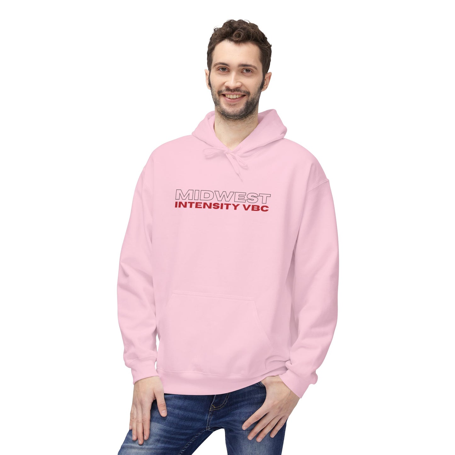 MWI MIDWEST Unisex Midweight Softstyle Fleece Hoodie